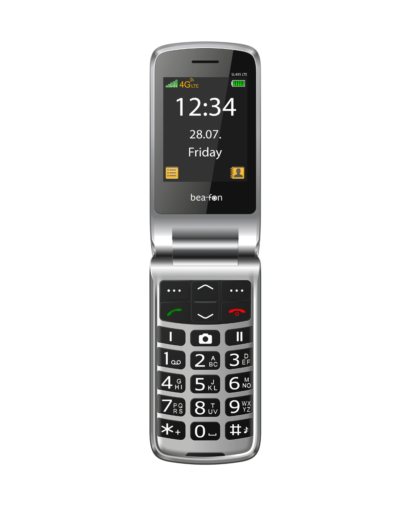 Bea-fon Silver Line SL495 LTE Tastenhandy 4G mit Notruftaste