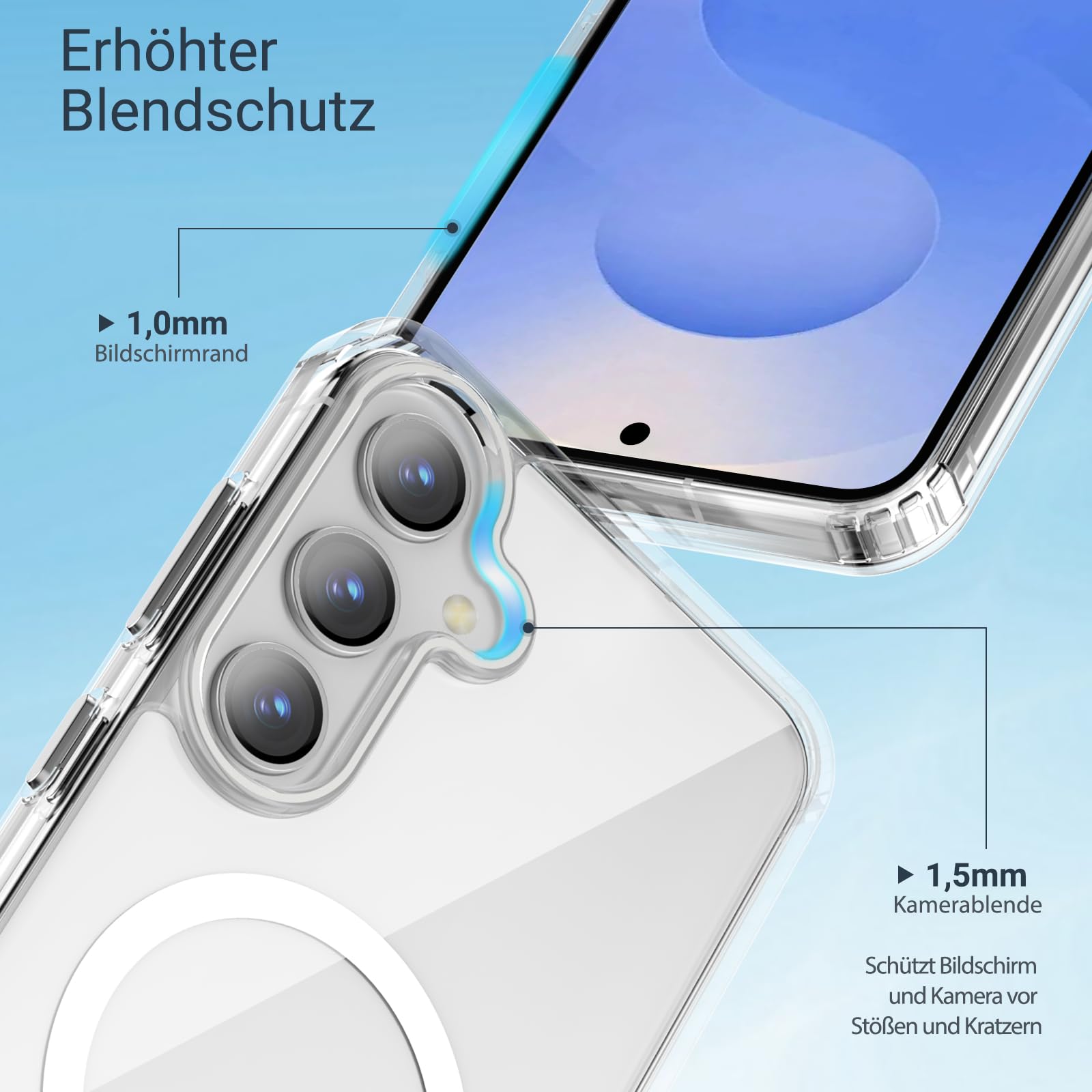 Onestyle Zubehör Galaxy S25 Plus Hülle transparent magnetisch
