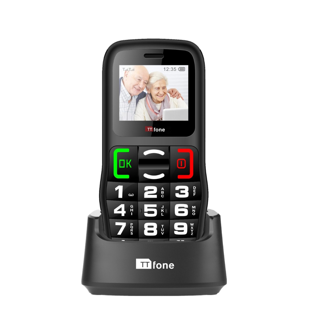 TTfone TT220 Tastenhandy mit Ladestation Vodafone große Tasten