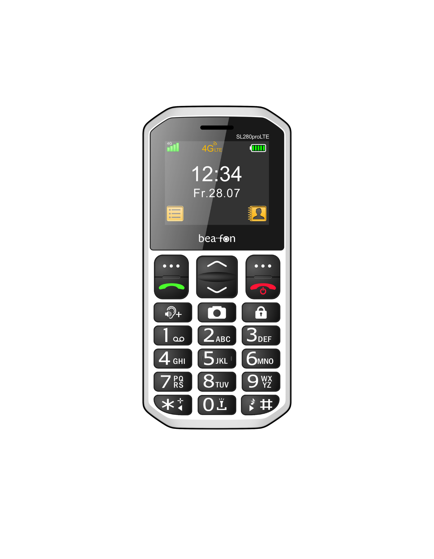 Bea-fon Silver Line SL280pro LTE 4G Tastenhandy mit SOS