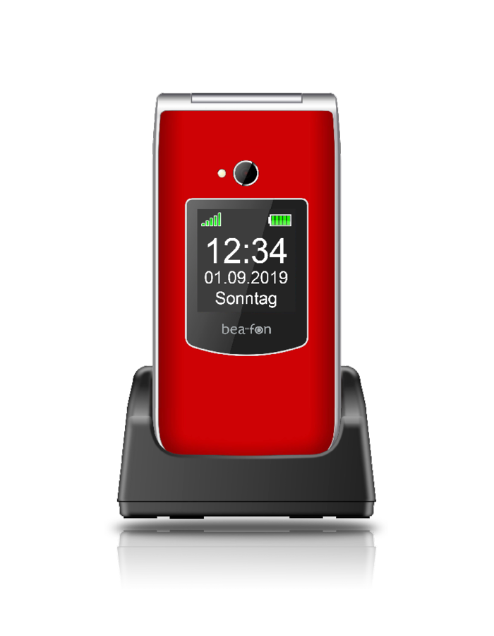 Bea-fon Silver Line SL595 Klapphandy mit Außendisplay