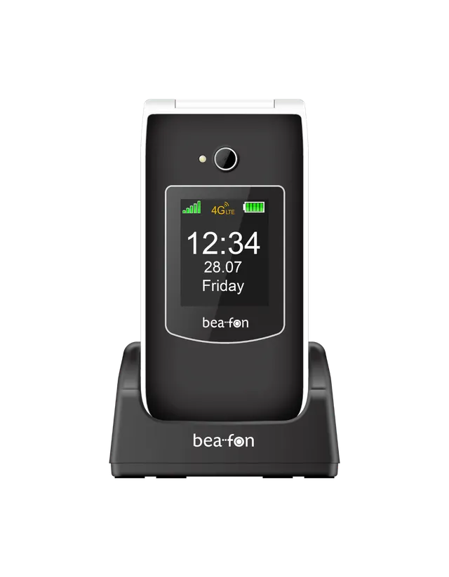 Bea-fon Silver Line SL645pro LTE Klapphandy mit Notruftaste