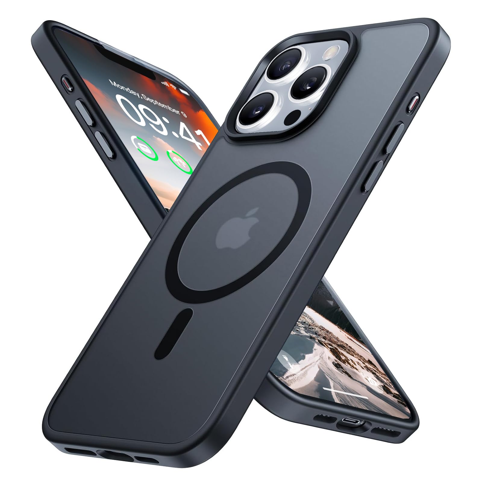 Onestyle iPhone 13 Pro Hülle schwarz MagSafe matt