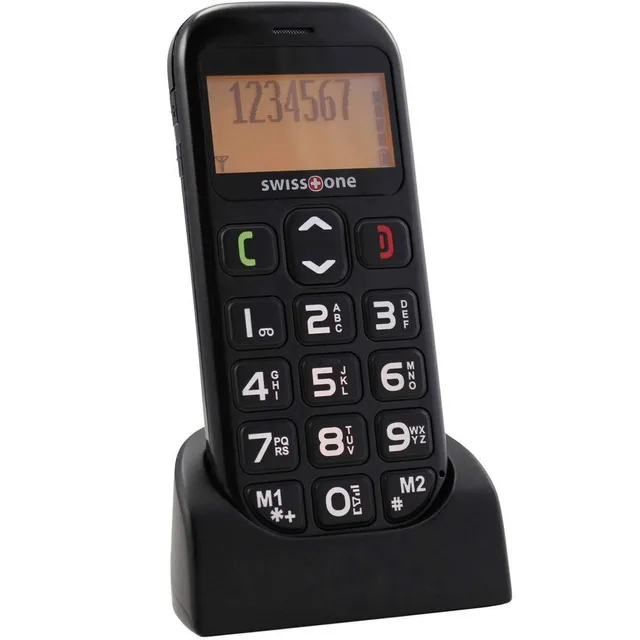 Swisstone BBM 320 Seniorenhandy schwarz mit Notruftaste