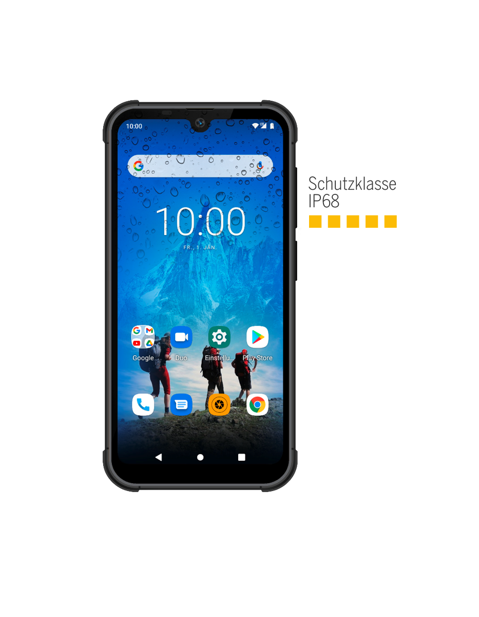 Bea-fon Smartphone MX1 premium Outdoor IP68 Notruftaste