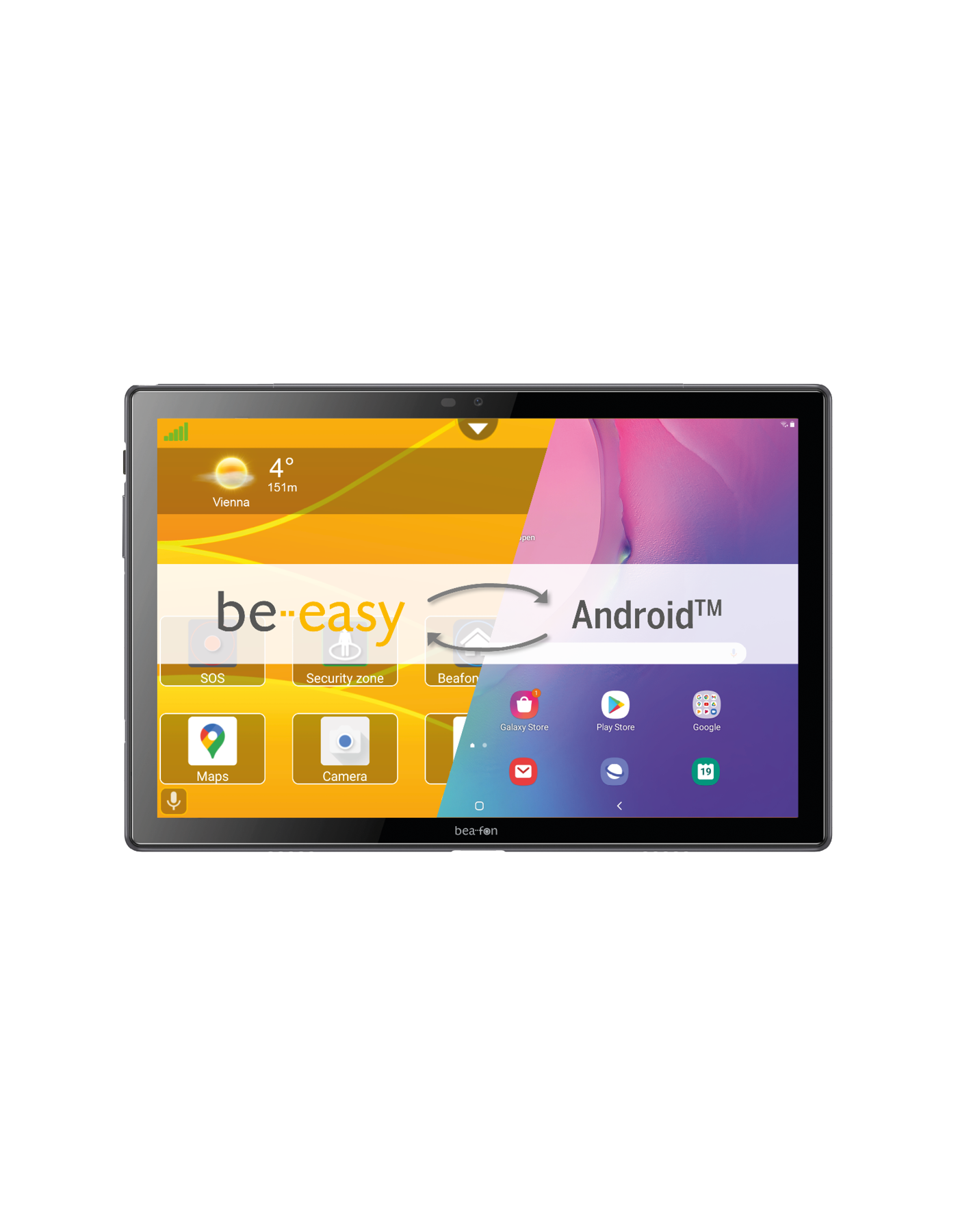Bea-fon Tablet TAB-Pro TL20 Senioren Tablet 4G mit SOS
