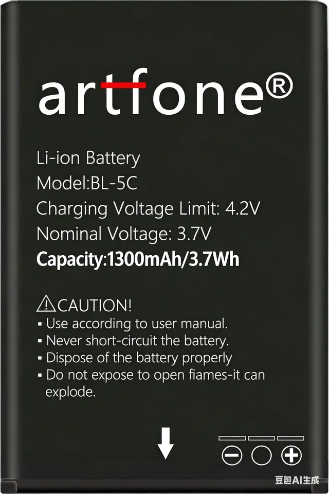Artfone BL-5C Handy-Akku 1300mAh Ersatzakku