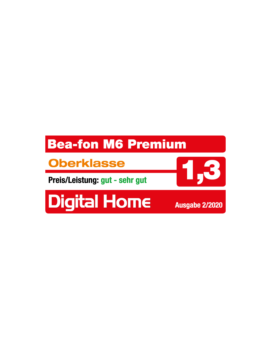Bea-fon Smartphone M6 Premium Smartphone 6,26 Zoll SOS