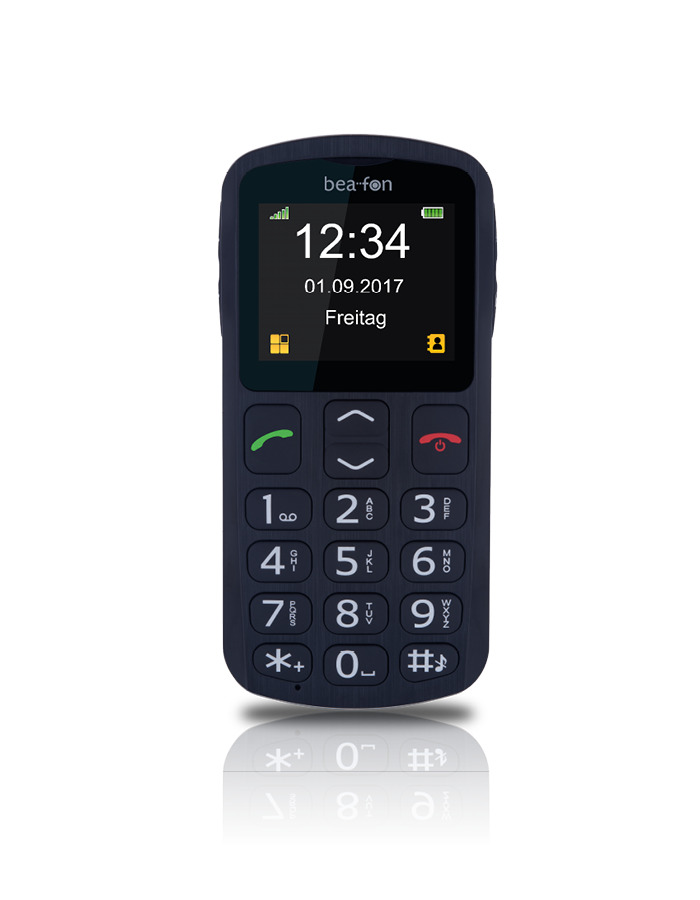 Bea-fon Silver Line SL250 Tastenhandy mit Ladestation SOS