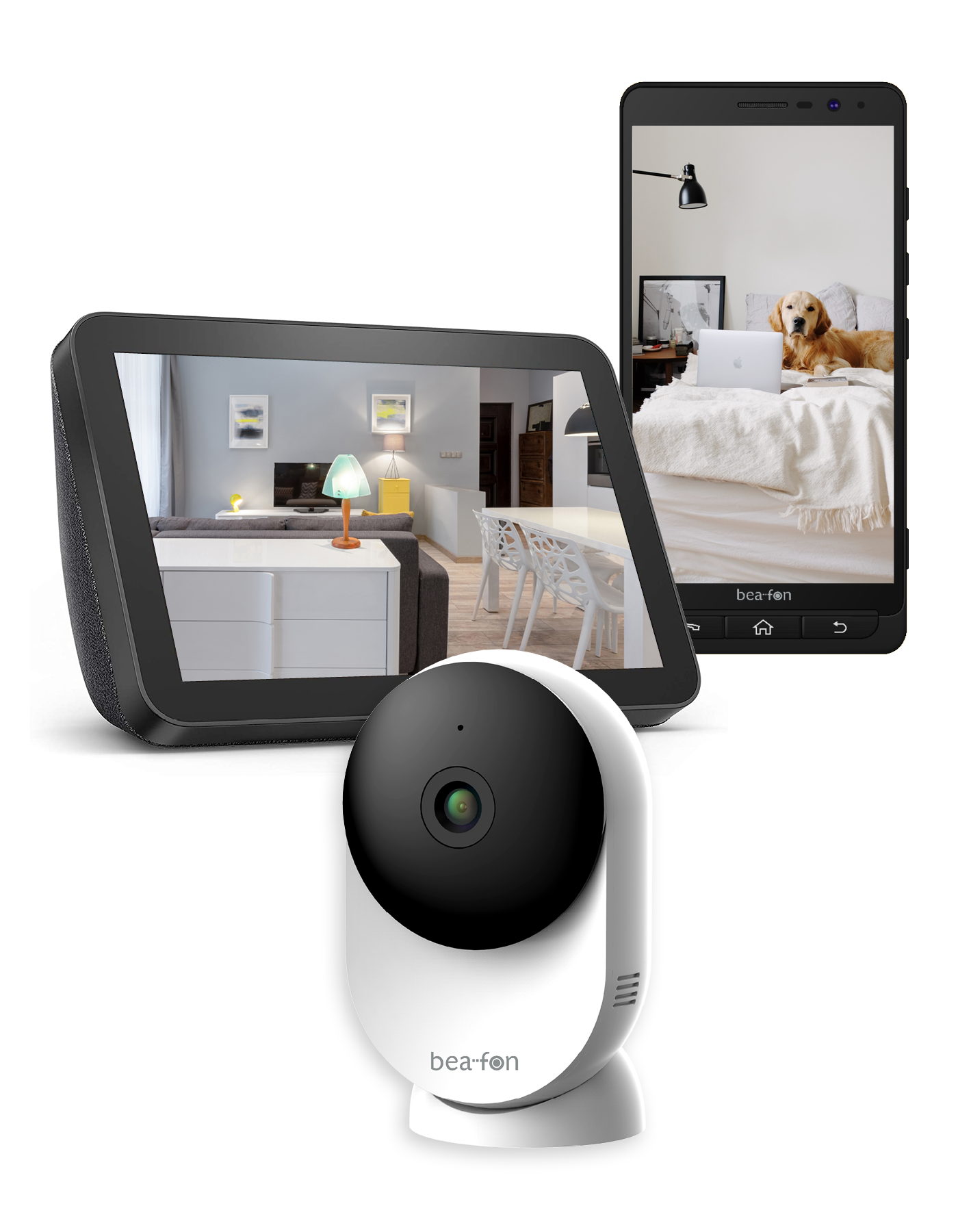 Bea-fon Smarthome FLEXY 2F WLAN-Kamera 3MP mit App