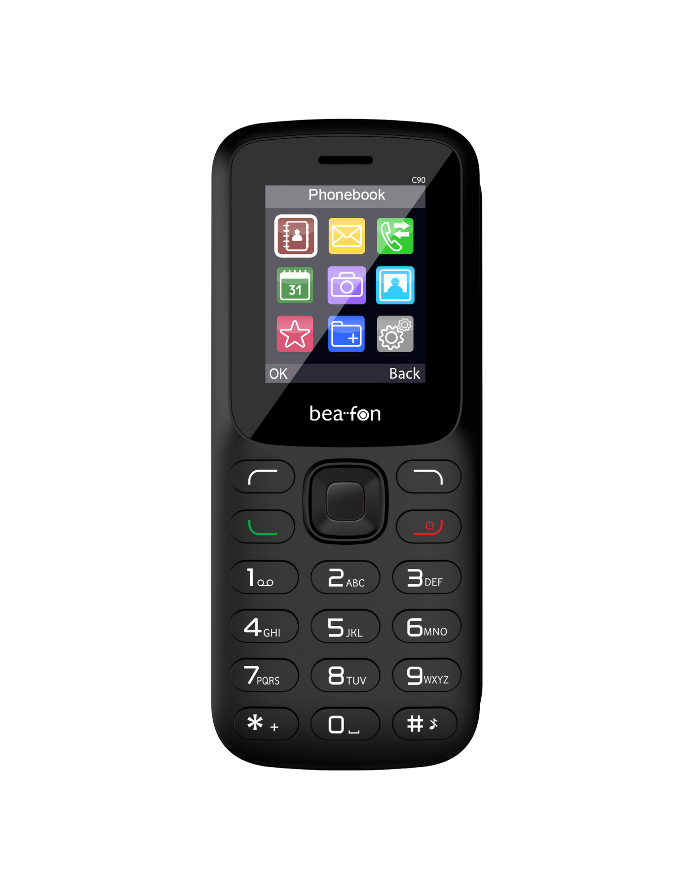 Bea-fon Classic Line C90 Tastenhandy große Tasten 2G