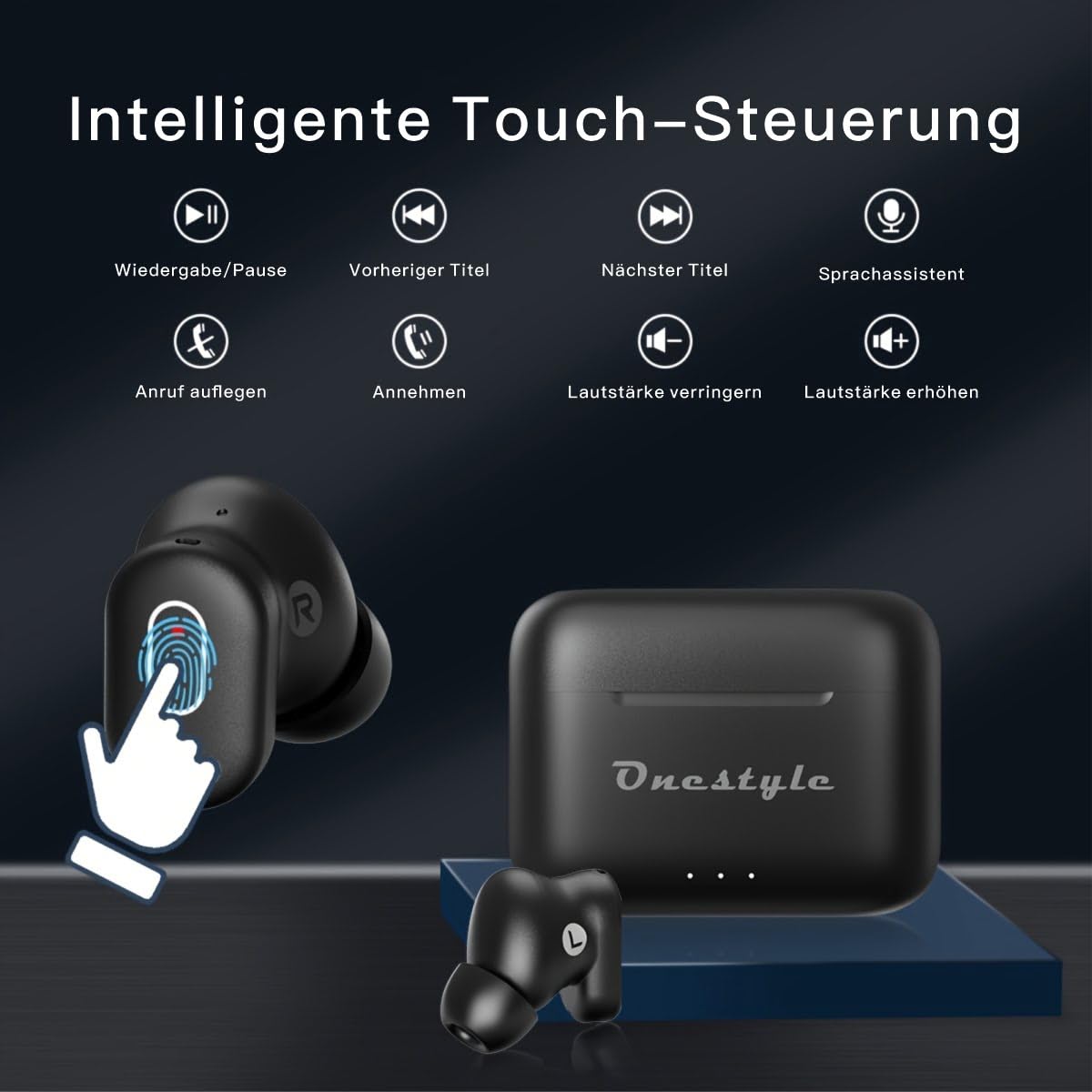 Onestyle Audio TWS-VX-Pro Kopfhörer mit Noise Cancelling