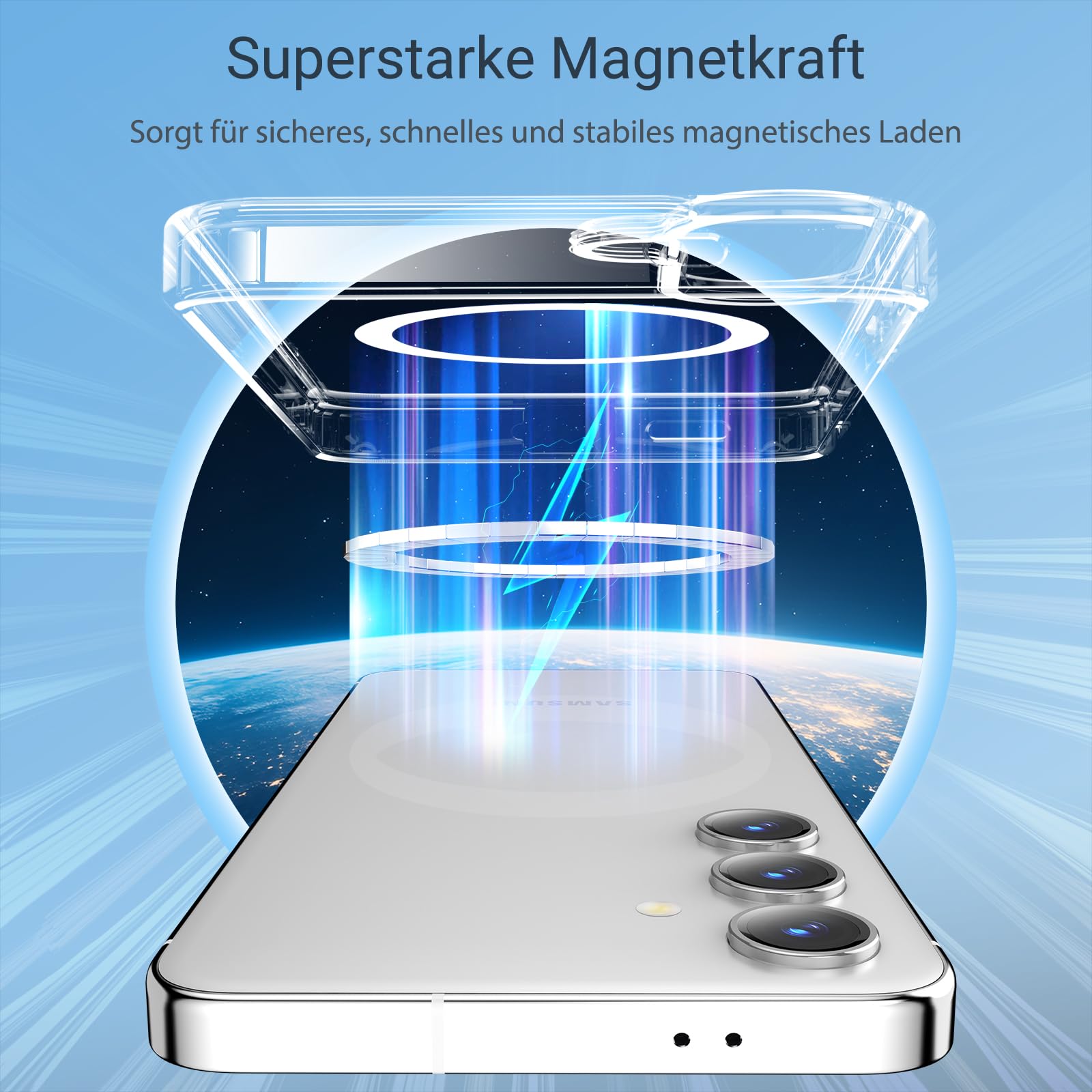 Onestyle Zubehör Galaxy S25 Plus Hülle transparent magnetisch