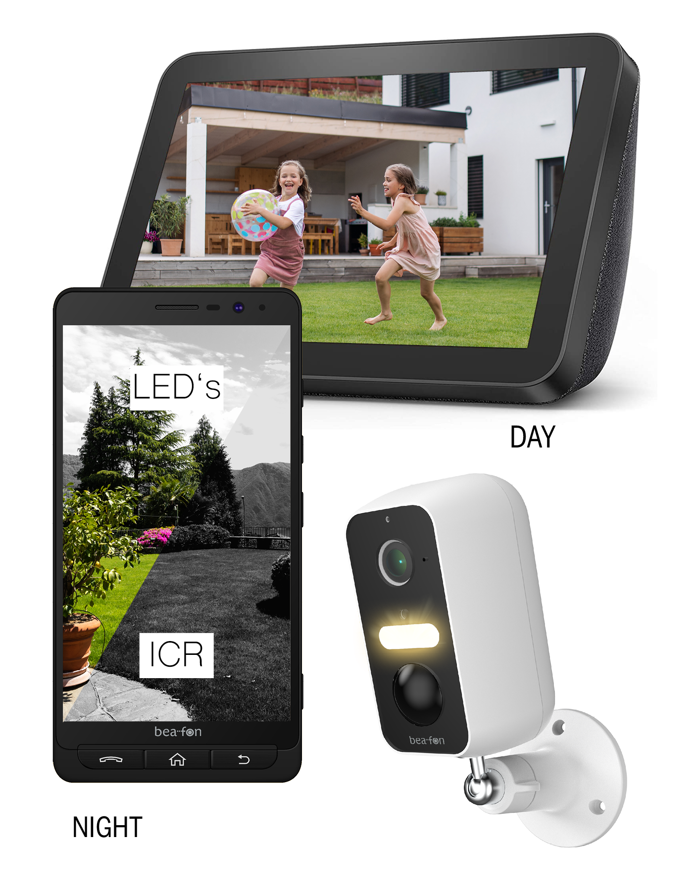 Bea-fon Smarthome SAFER 3L Outdoor Kamera Akku IP65