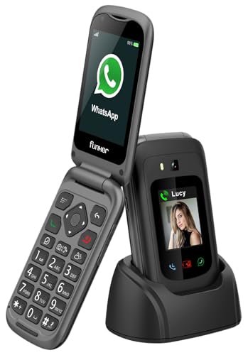 Funker Max E450 MAX Pro Klapphandy 4G WhatsApp Notruftaste