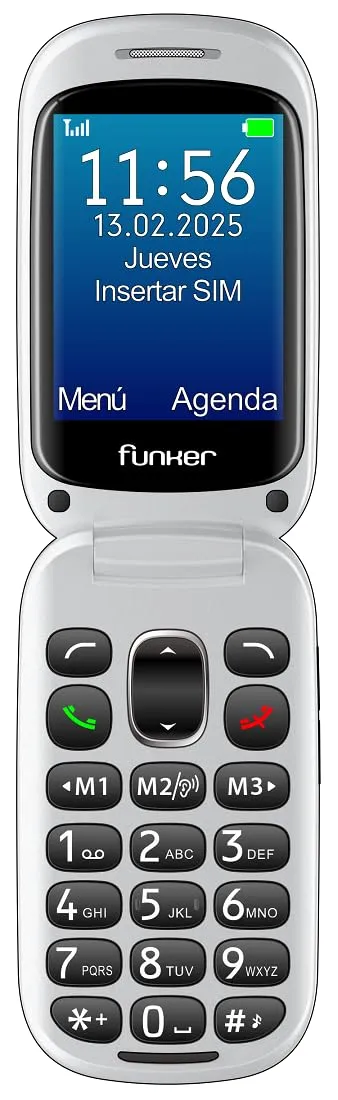Funker Max E330 Klapphandy rot mit SOS-Taste 4G