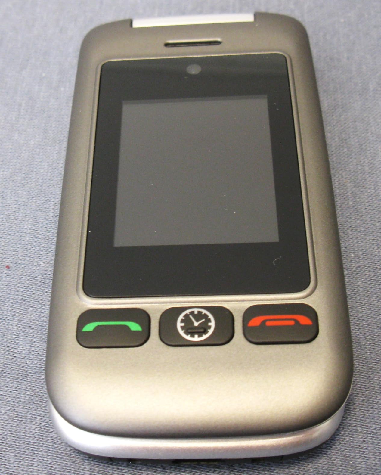 Artfone G6 Klapphandy große Tasten 4G Notruftaste Ladestation Grau