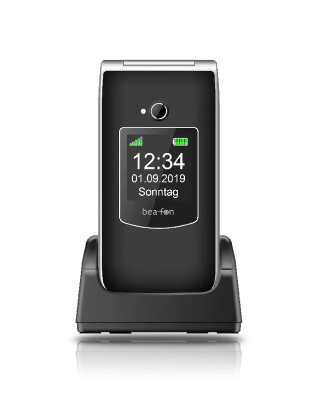 Bea-fon Silver Line SL595 Klapphandy mit Außendisplay