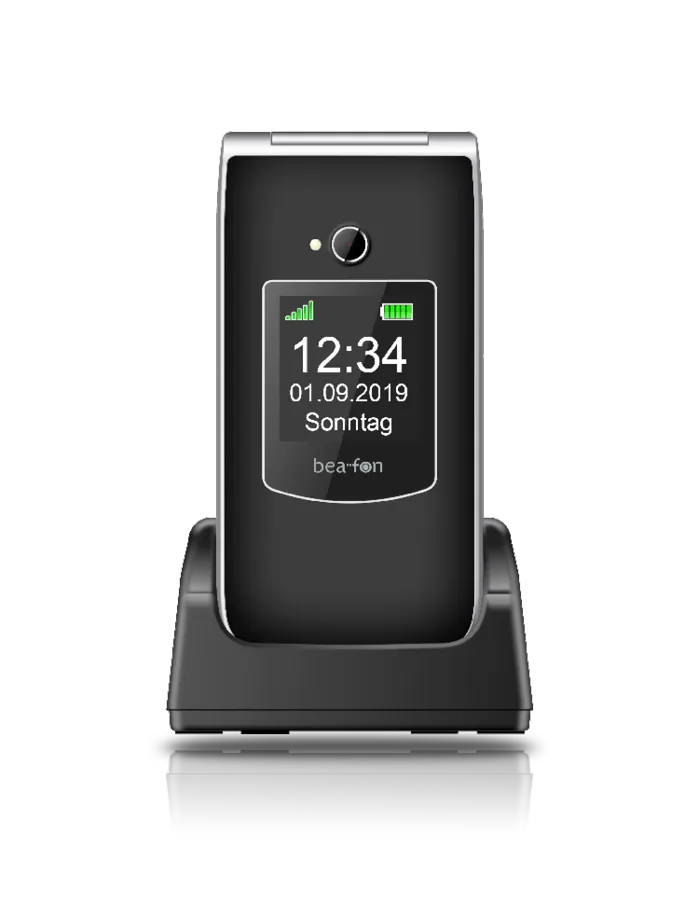 Bea-fon Silver Line SL595 Klapphandy mit Außendisplay