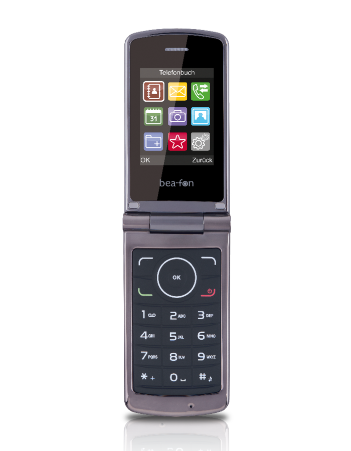 Bea-fon Classic Line C240 Klapphandy Schwarz mit Kamera