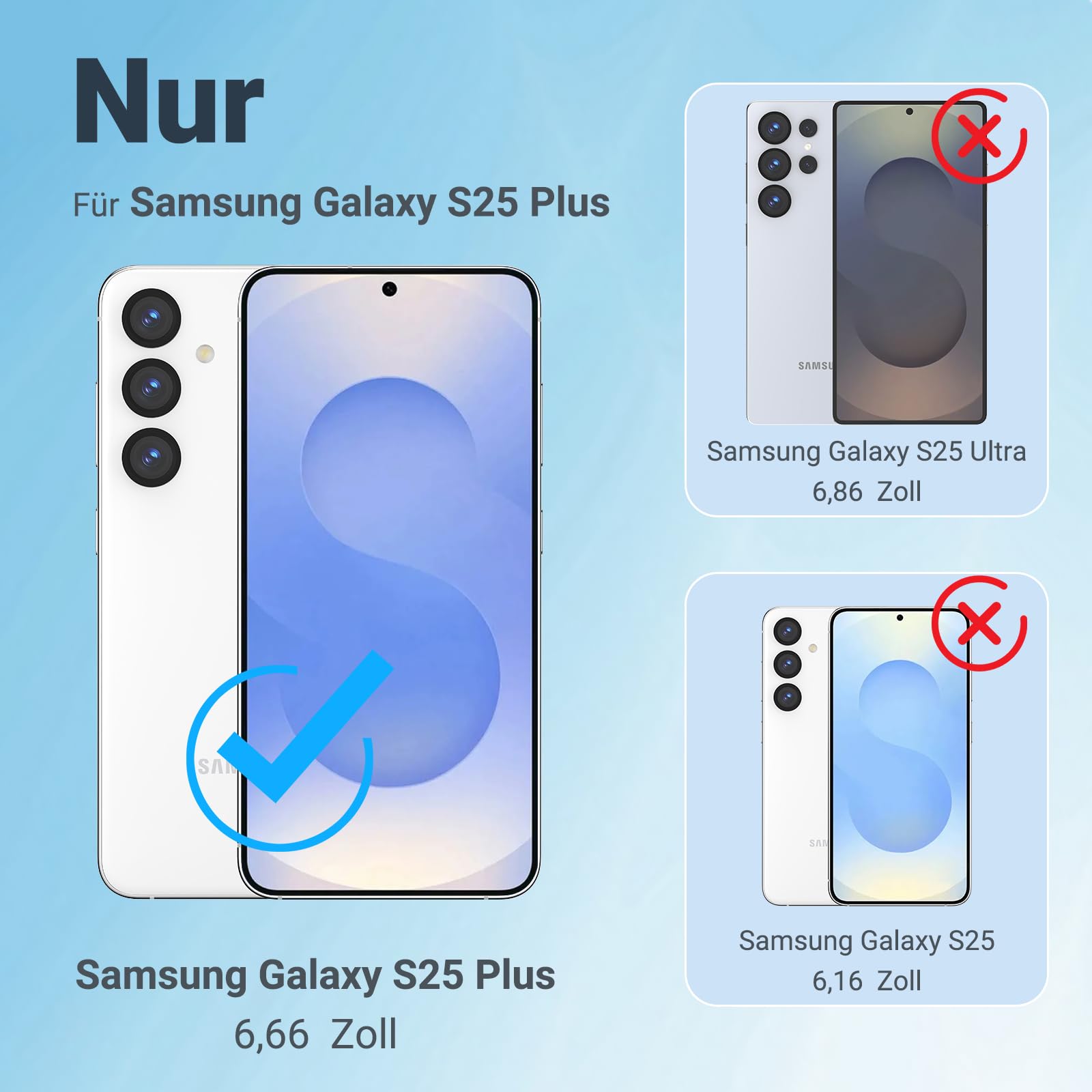 Onestyle Zubehör Galaxy S25 Plus Hülle transparent magnetisch