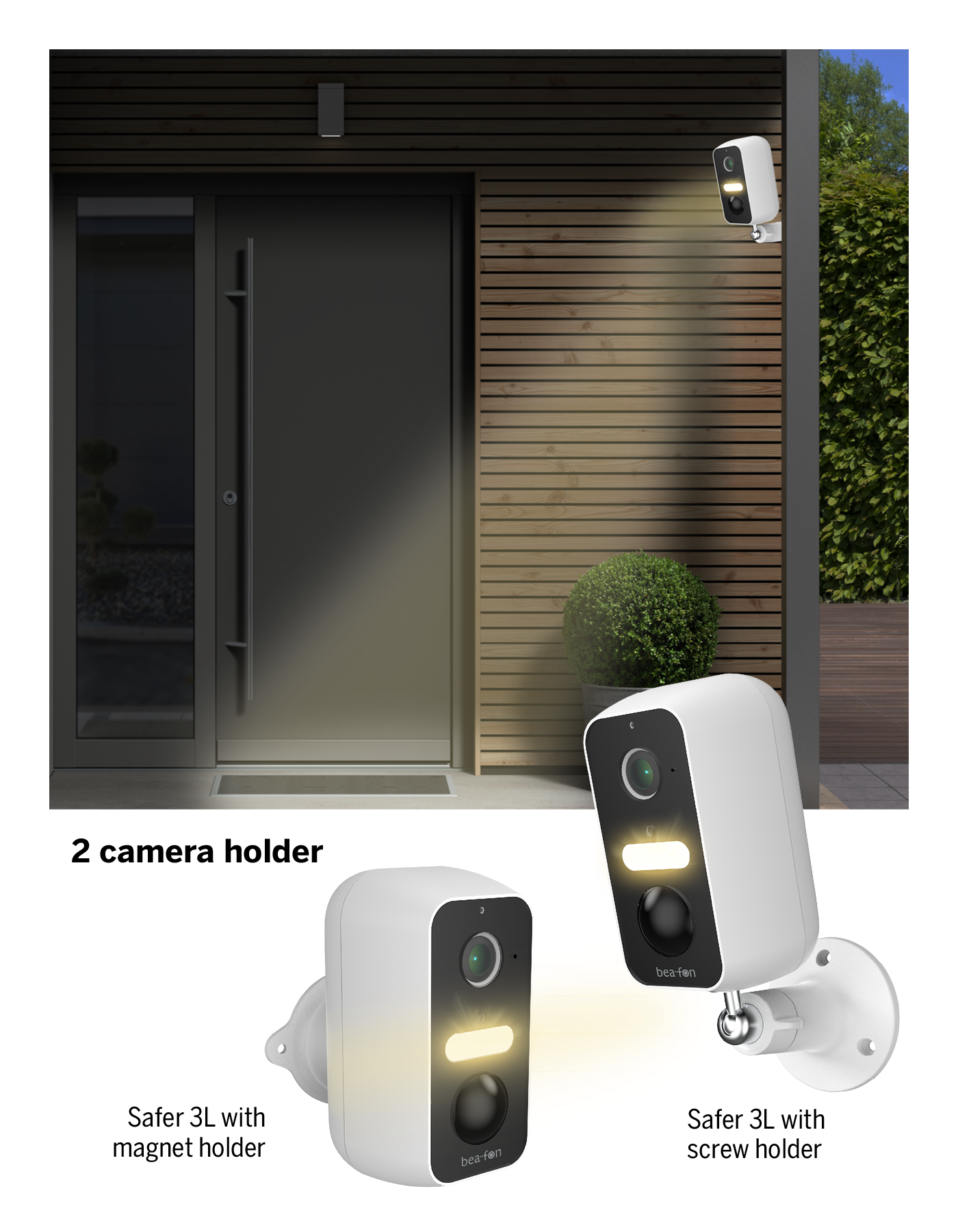 Bea-fon Smarthome SAFER 3L Outdoor Kamera Akku IP65